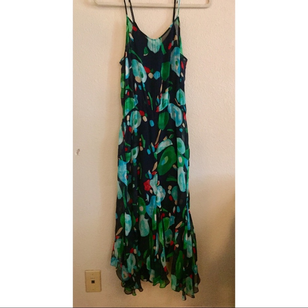DVF Cinch Waist Midi Dress